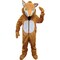 The Costume Center Orange and White Fox Mascot Unisex Adult Halloween Costume - One Size
